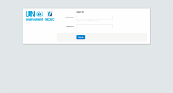 Desktop Screenshot of intranet.unep-wcmc.org